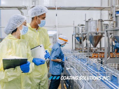 Food Grade Teflon® Coating for Mixing Hoppers